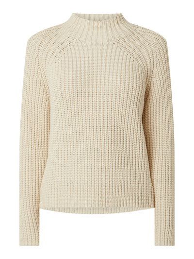 Napapijri Pullover mit Rippenstruktur Modell 'Olin' Kitt 2