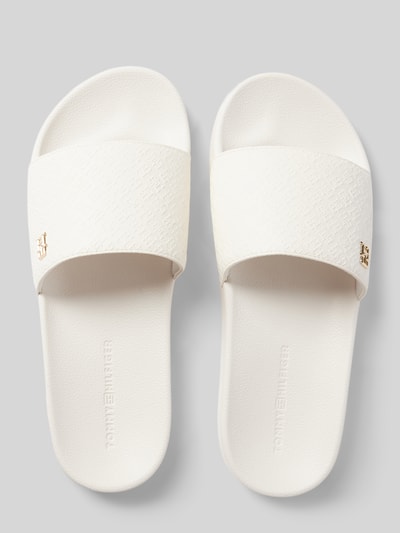 Tommy Hilfiger Slides mit Label-Detail Modell 'POOLSIDE' Weiss 3