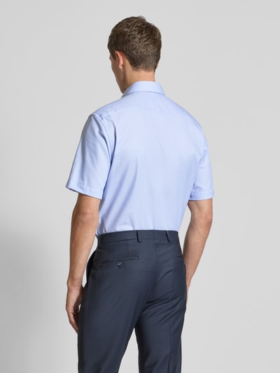 ETERNA Modern fit zakelijk overhemd met knoopsluiting Blauw - 5