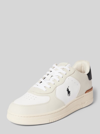 Polo Ralph Lauren Sneaker mit Logo-Stitching Modell 'MASTERS' Weiss 1