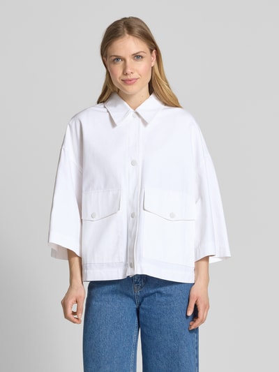 Drykorn Żakiet z nakładanymi kieszeniami z patką model ‘ANS’ Biały 4