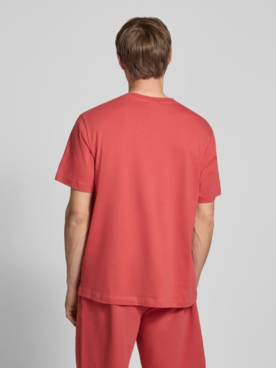 CHAMPION T-shirt met labelstitching, model 'ICONS' Rood - 5