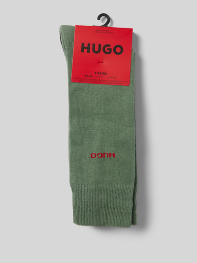 HUGO Socken mit Label-Print im 2er-Pack Gruen 3