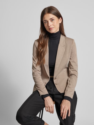 FREE/QUENT Blazer met reverskraag, model 'NANNI' Taupe - 3