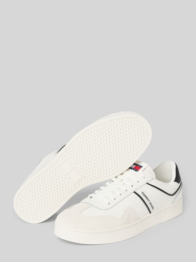 Tommy Jeans Ledersneaker mit Label-Details Modell 'THE GREENWICH' Ecru 4