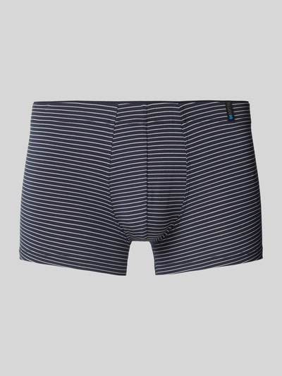 Schiesser Trunks mit Label-Detail Marine 1