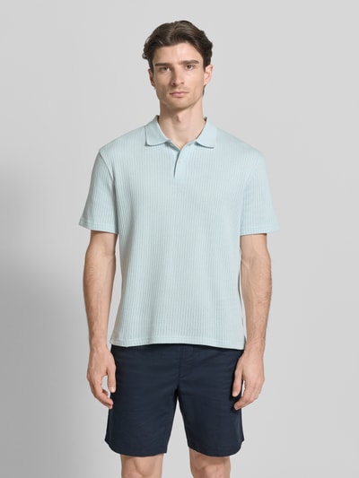 Samsøe Samsøe Koszulka polo z bawełny o kroju regular fit model 'JASE' Jasnoniebieski 4