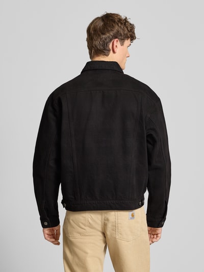 Carhartt Work In Progress Jeansjacke mit Label-Detail Modell 'EVERSON' Black 5