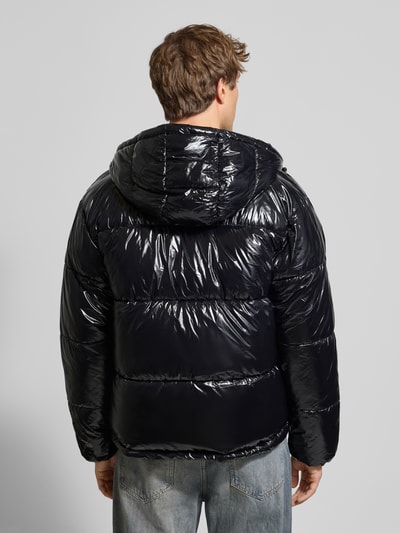 REVIEW Steppjacke mit Label-Detail Black 5