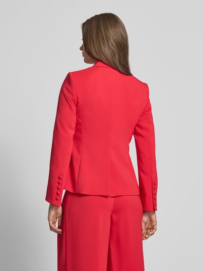 Marc Cain Slim Fit Blazer mit Reverskragen und Paspeltaschen Rot 5