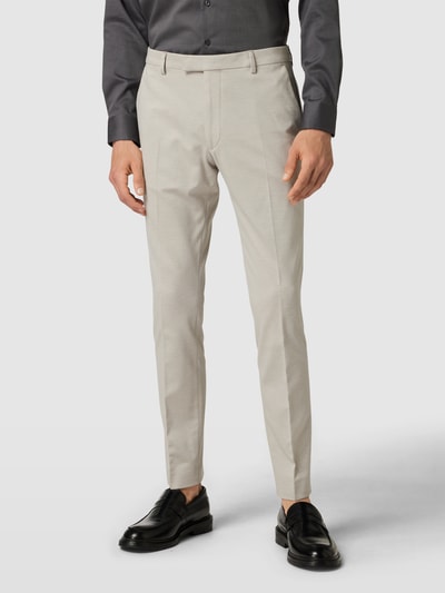 JOOP! Collection Pantalon met persplooien, model 'Gun' Beige - 4