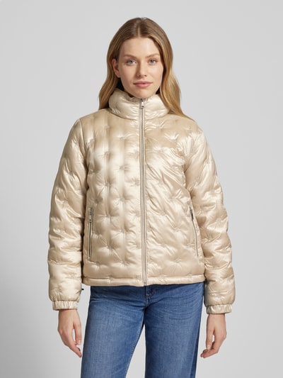 Lauren Ralph Lauren Jacke mit Allover-Label-Stitchings Sand 4