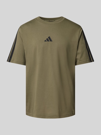 ADIDAS SPORTSWEAR T-Shirt mit Logo-Stitching Oliv 2