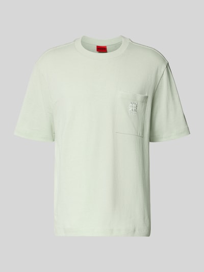 Produktfoto, Regular Fit T-Shirt aus reiner Baumwolle Modell 'DARRO' von HUGO, Optik: Unifarben, Label-Schriftzug, Rundhals, Kurzarm, Jersey