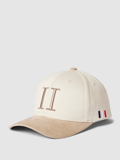 Les Deux Baseballpet met labelstitching Offwhite - 1