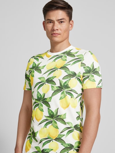 MCNEAL T-shirt met all-over motief Wit - 3