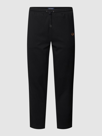 Fred Perry Spodnie dresowe z wyhaftowanym logo Czarny 2