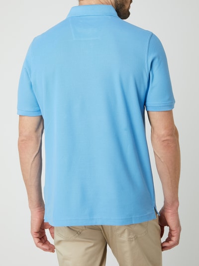 Fynch-Hatton Poloshirt aus Supima®-Baumwolle Hellblau 5