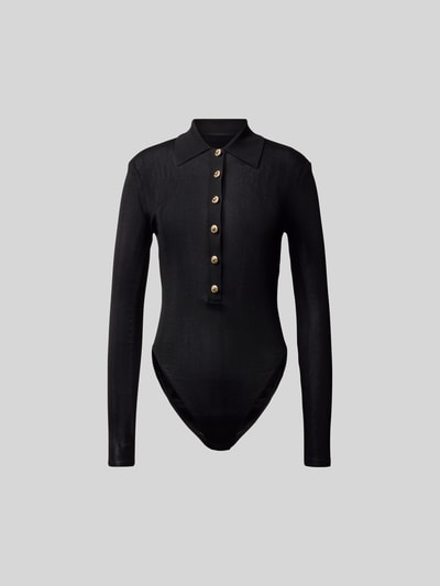 Self-Portrait Body aus reiner Viskose Black 2