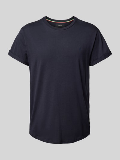 Replay T-Shirt mit Label-Stitching Marine 2