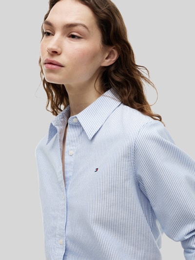 Tommy Hilfiger Regular Fit Freizeithemd aus reiner Baumwolle Hellblau 3