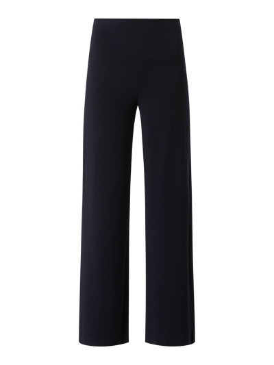 Norma Kamali Straight fit comfortbroek met stretch Marineblauw - 2