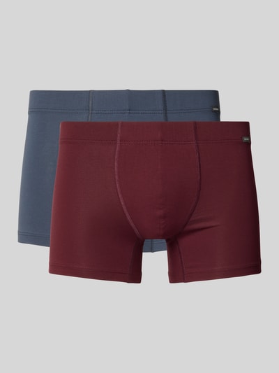 Hanro Boxershort met labelpatch in een set van 2 stuks Bordeaux - 1