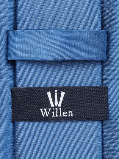 Willen Krawat z jedwabiu (7 cm) Niebieski 2