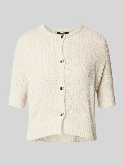 Someday Gebreid jack met 1/2-mouwen, model 'Tibelita' Zand - 2