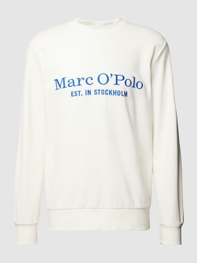 Marc O'Polo Sweatshirt mit Label-Stitching Offwhite 1