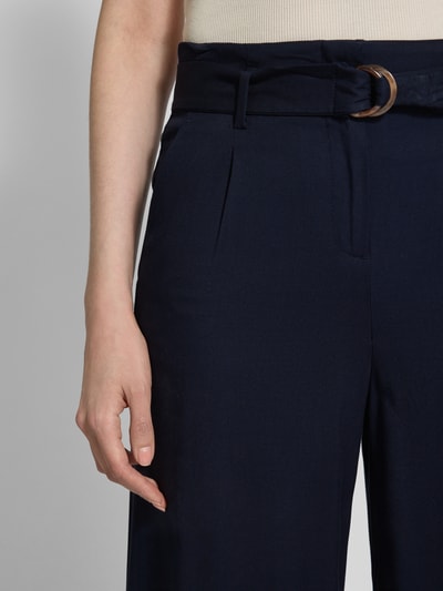 Christian Berg Woman Culotte mit Eingrifftaschen und Gürtel Dunkelblau 3