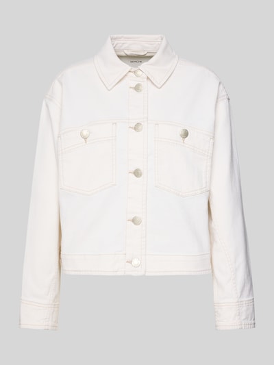 OPUS Jeansjacke mit Brusttaschen Modell 'Hodeo' Offwhite 2