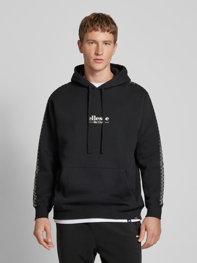 Ellesse Hoodie mit Label-Stitching Modell 'BERING' Black 4