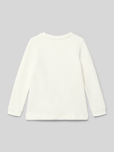 s.Oliver RED LABEL Regular fit sweatshirt van katoenmix Offwhite - 3
