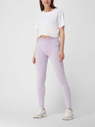 Guess Activewear Leggings mit Logo-Streifen Modell 'Doreen' Lila 1