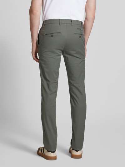 Brax Regular Fit Chino mit Paspeltasche Modell 'FABIO' Oliv 5