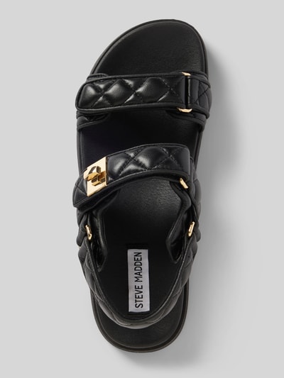 Steve Madden Ledersandale mit Klettverschluss Modell 'MONA-Q' Black 3