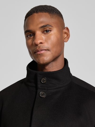 JOOP! COLLECTION Regular Fit Mantel aus Schurwoll-Mix mit Kaschmir-Anteil Modell 'MARON' Black 3