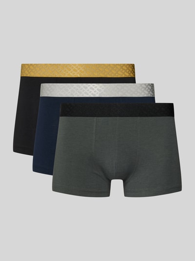 BOSS Trunks aus Baumwoll-Lyocell-Mix im 3er-Pack Blau 1