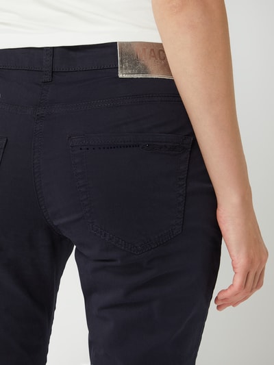 MAC Slim fit broek in 7/8-lengte  Donkerblauw - 3