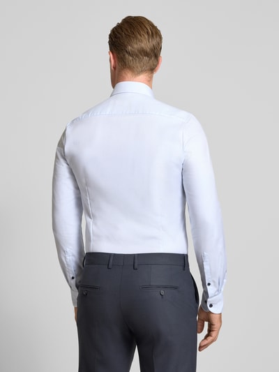 OLYMP Level 5 Body fit zakelijk overhemd van katoenmix Bleu - 5