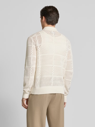 MCNEAL Cardigan mit Lochmuster Sand 5