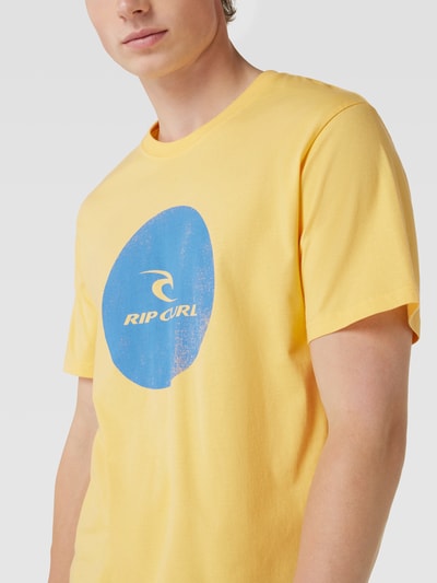 Rip Curl T-Shirt mit Label-Print Gelb 3