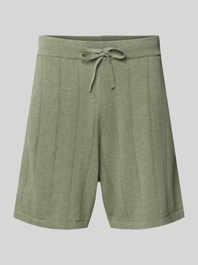 Colours & Sons Regular Fit Shorts mit Lochmuster Gruen 2