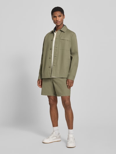 Barbour regular fit vrijetijdsoverhemd van puur katoen Olijfgroen - 1