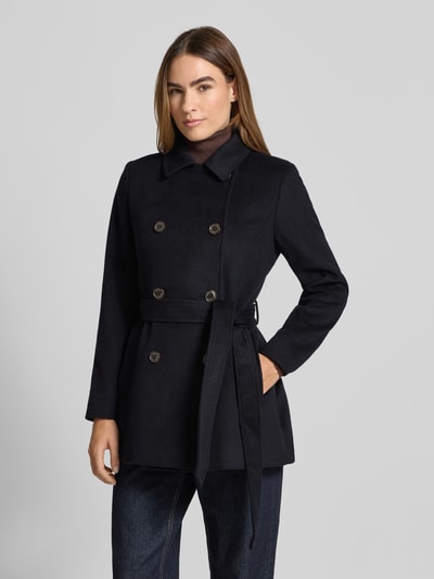 Lauren Ralph Lauren Kurtka z mieszanki wełny z domieszką kaszmiru Granatowy 4