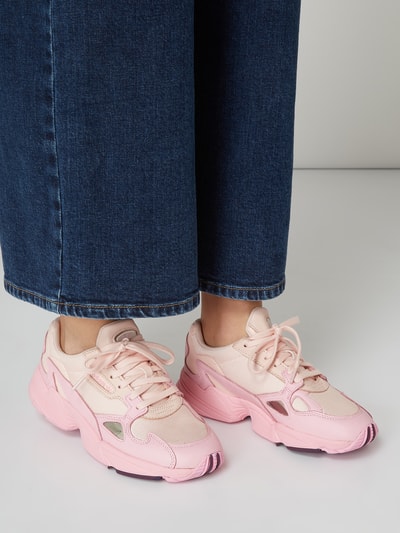 adidas Originals Sneaker aus Leder und Textil Modell Falcon pink online kaufen