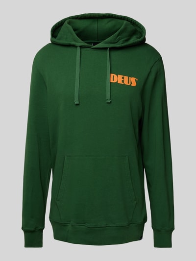 DEUS EX MACHINA Oversized Hoodie mit Label-Print Dunkelgruen 2