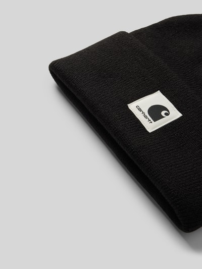 Carhartt Work In Progress Beanie mit Label-Patch Modell 'ASHLEY' Black 2