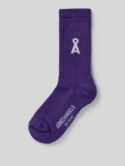 ARMEDANGELS Socken aus Baumwoll-Mix Modell 'SAAMUS BOLD' Lila 1